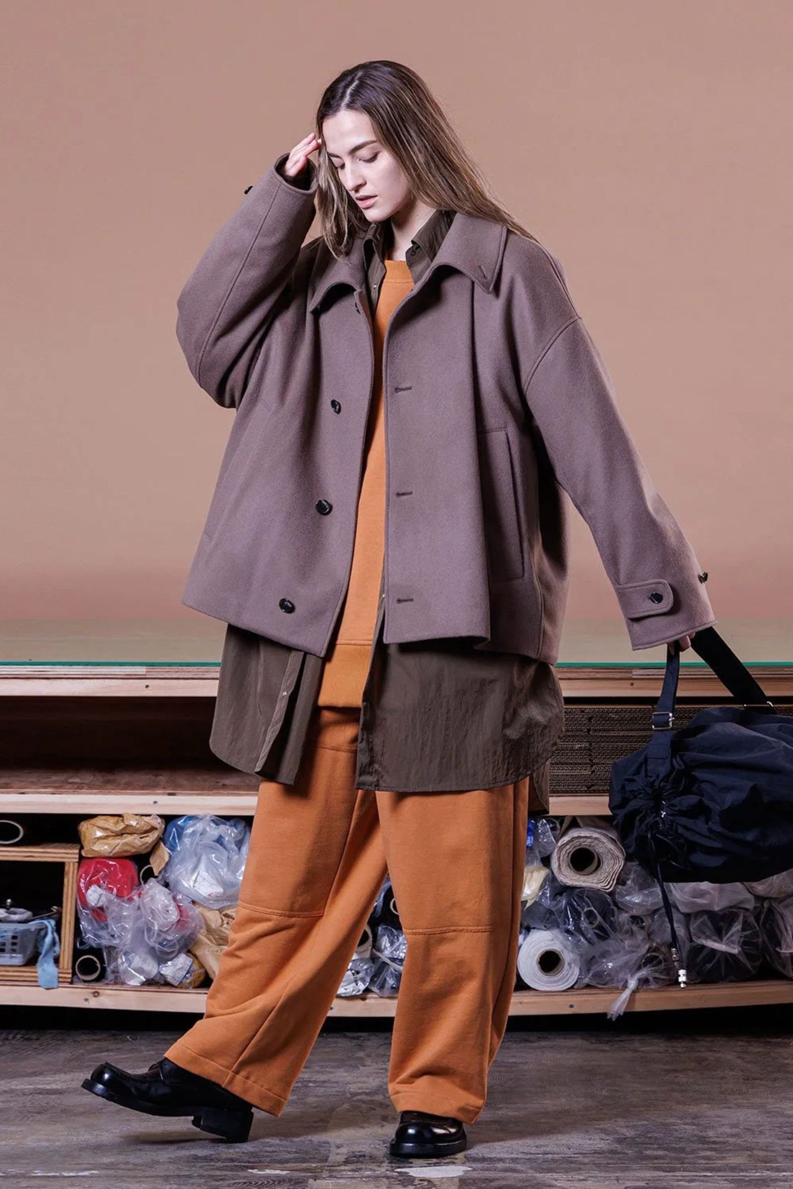 SUPER 100 WOOL BEABER Work Blouson | D.BROWN | ワークブルゾン