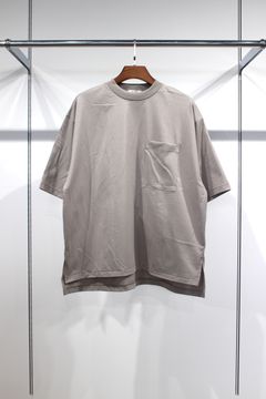 LONG STAPLE AUSTRALIAN COTTON HYPER BIG T-SHIRT/G.BEIGE