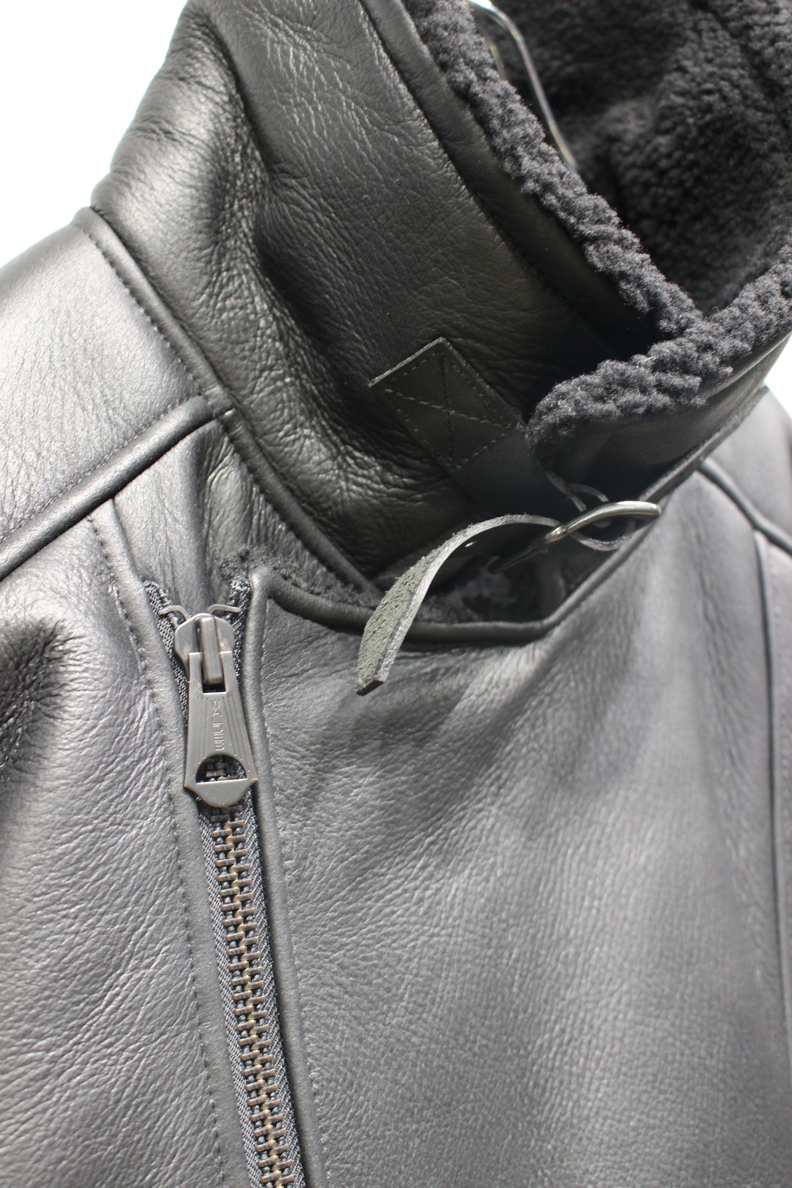 [ラスト1点] MOUTON DOUBLE JACKET | BLACK | ムートンジャケット