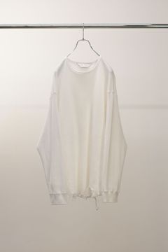 DAMAGE WAFFLE CREW LS T-SHIRT | WHITE | ダメージワッフル