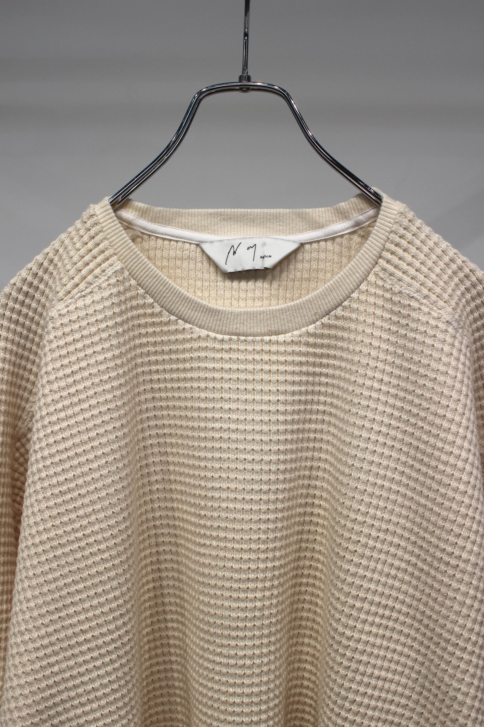 HEAVY WAFFLE OVER LS | IVORY | ヘビーワッフル