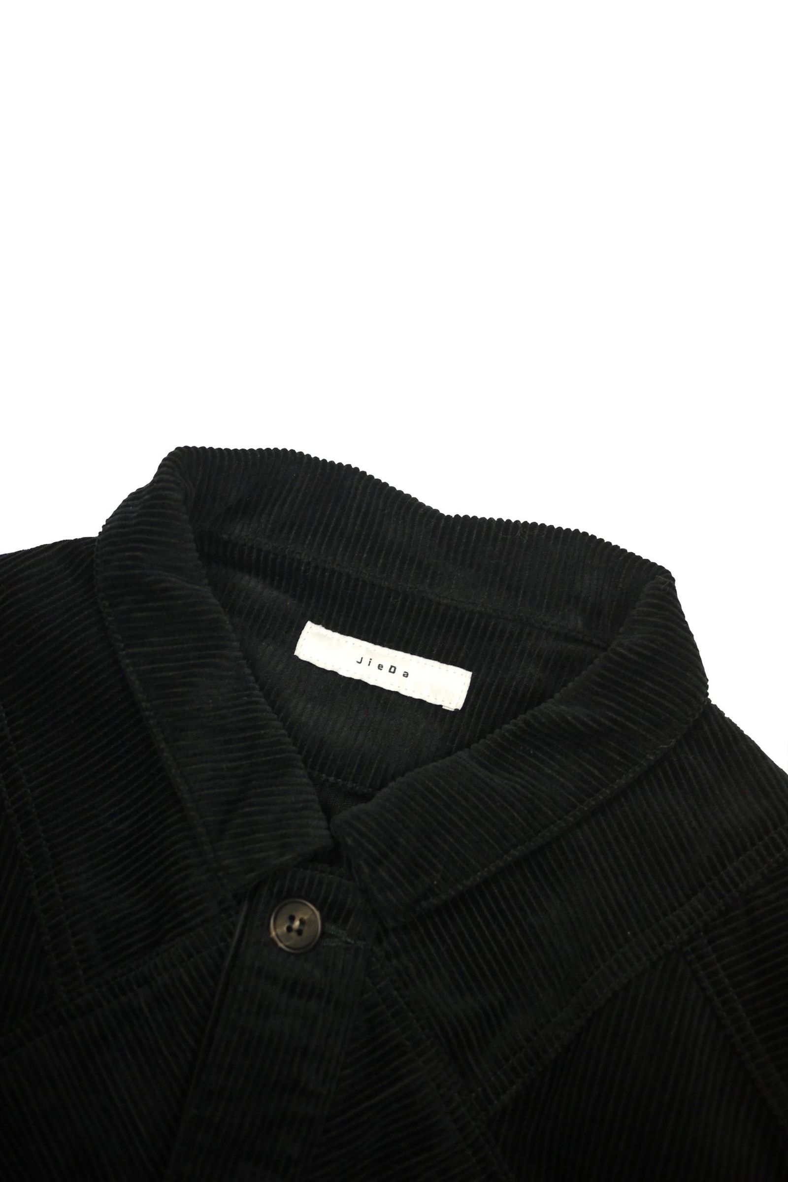 JieDa - PANEL CORDUROY JACKET/BLACK | NapsNote