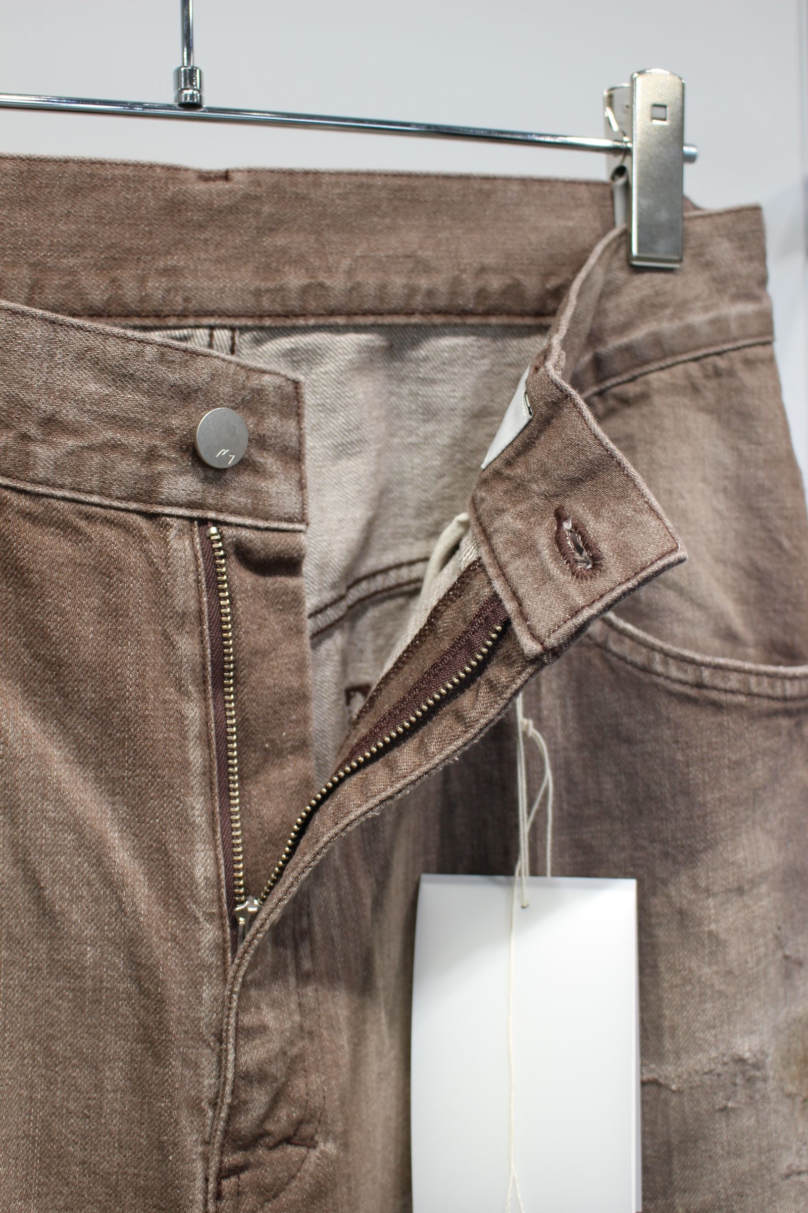 #01 AGING01 | BROWN | デニムパンツ