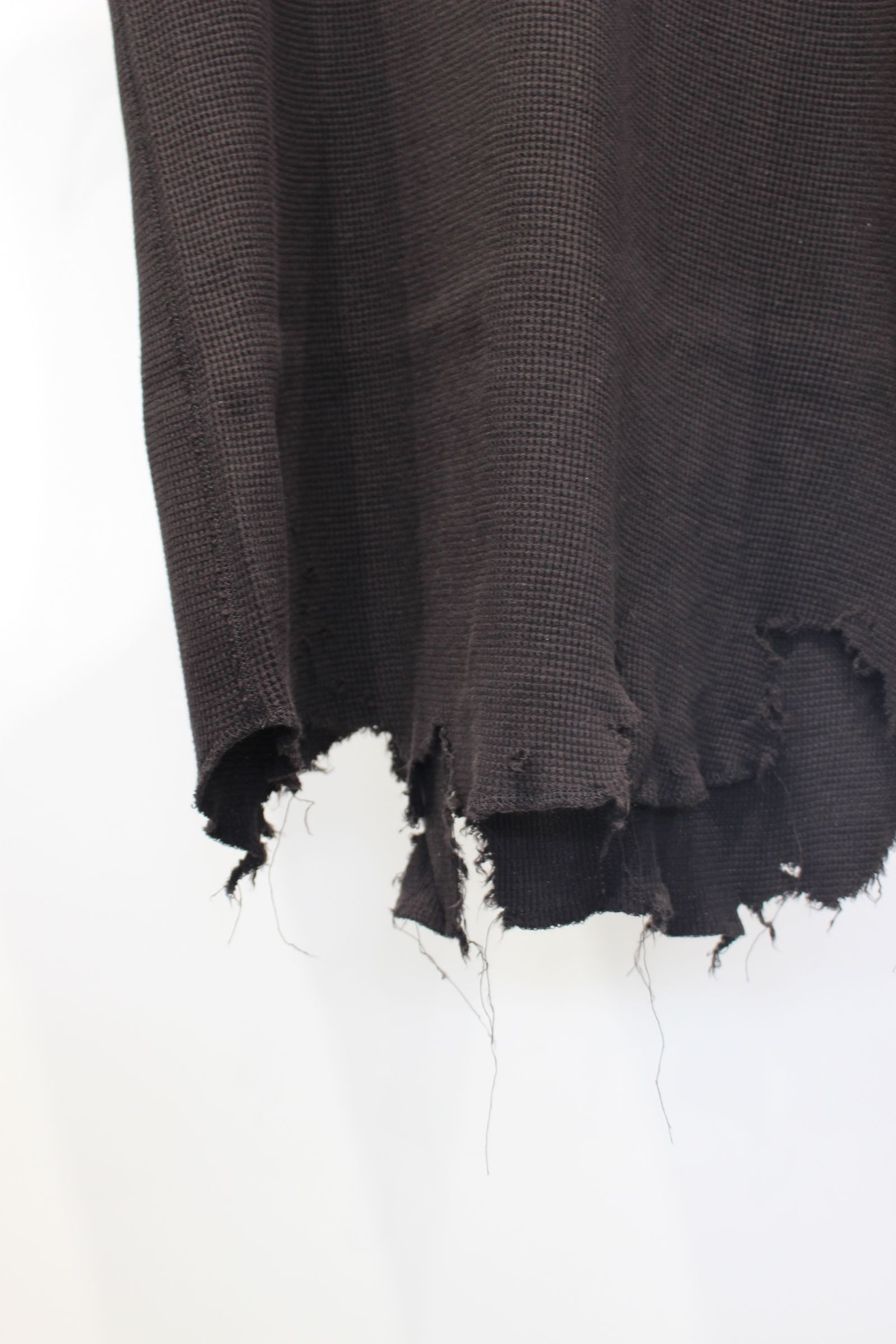 [ラスト1点] DAMAGE WAFFLE TANK | D.BROWN | タンクトップ