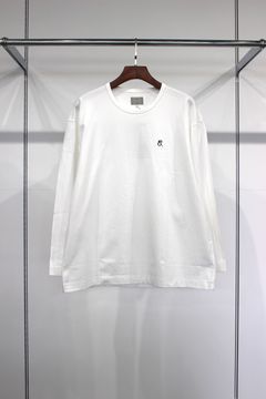 EMBROIDERY L/S TEE | WHITE | カットソー