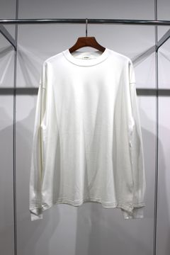 1ST PICKED SUVIN L/S TEE/WHITE