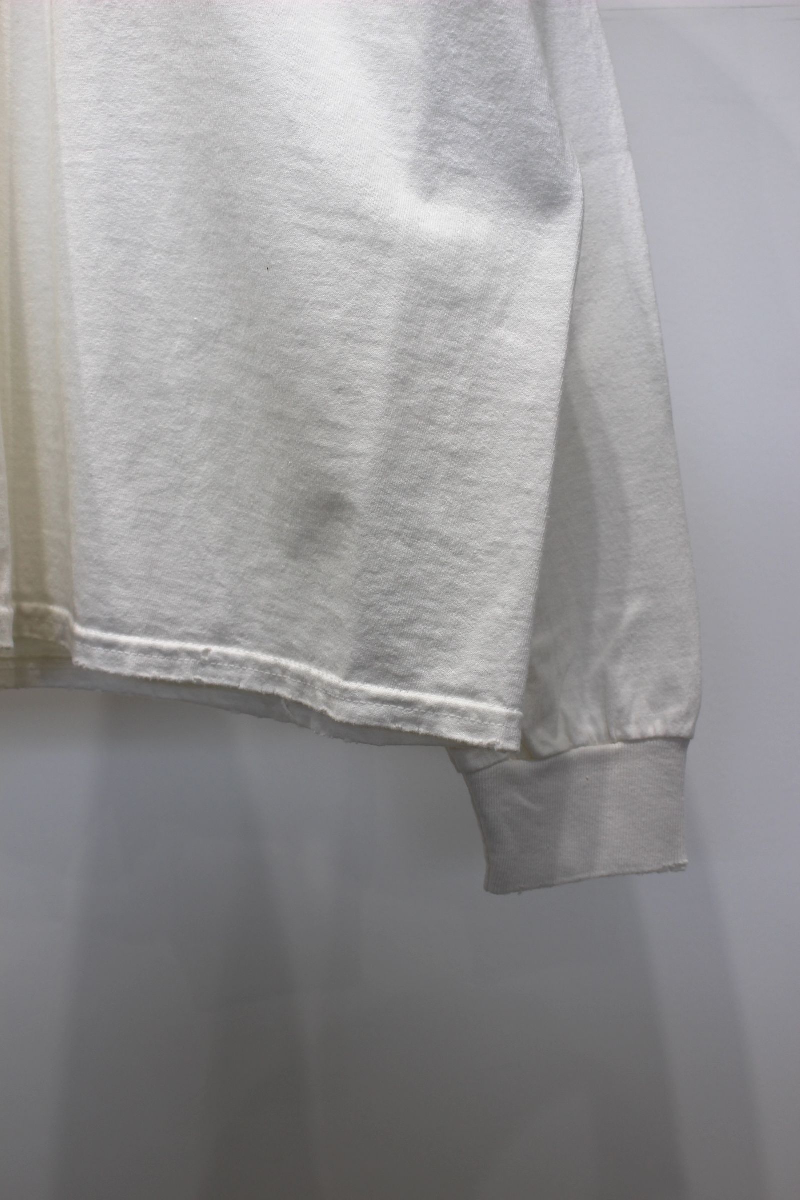 EMBROIDERY DYED LS | WHITE | カットソー