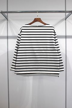 HYPER BIG SUVIN GIZA BASQUE SHIRT/WHITE-NAVY