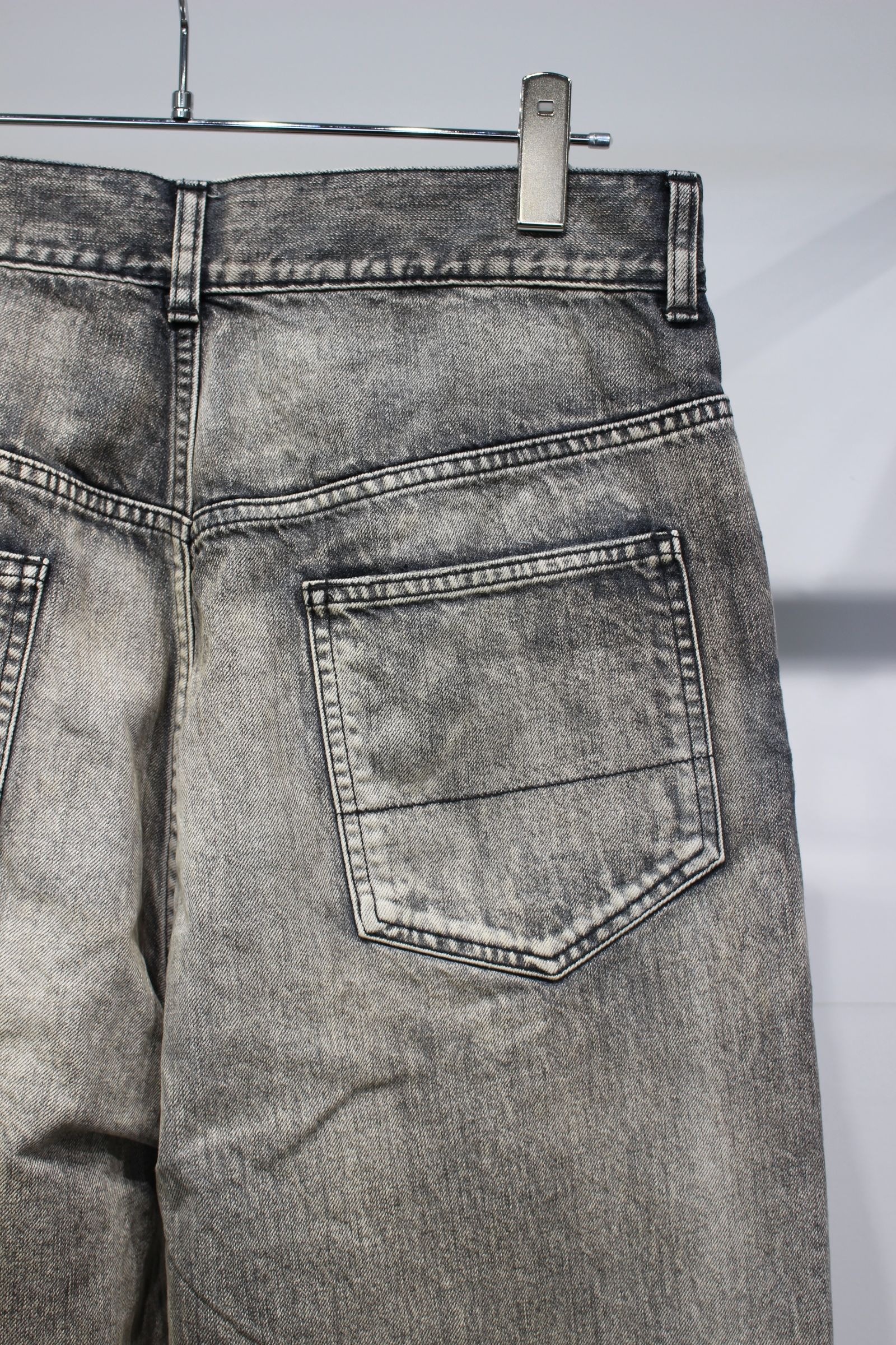 #01 MIDTAPERED 5P DENIM PANTS | BLACK | デニムパンツ