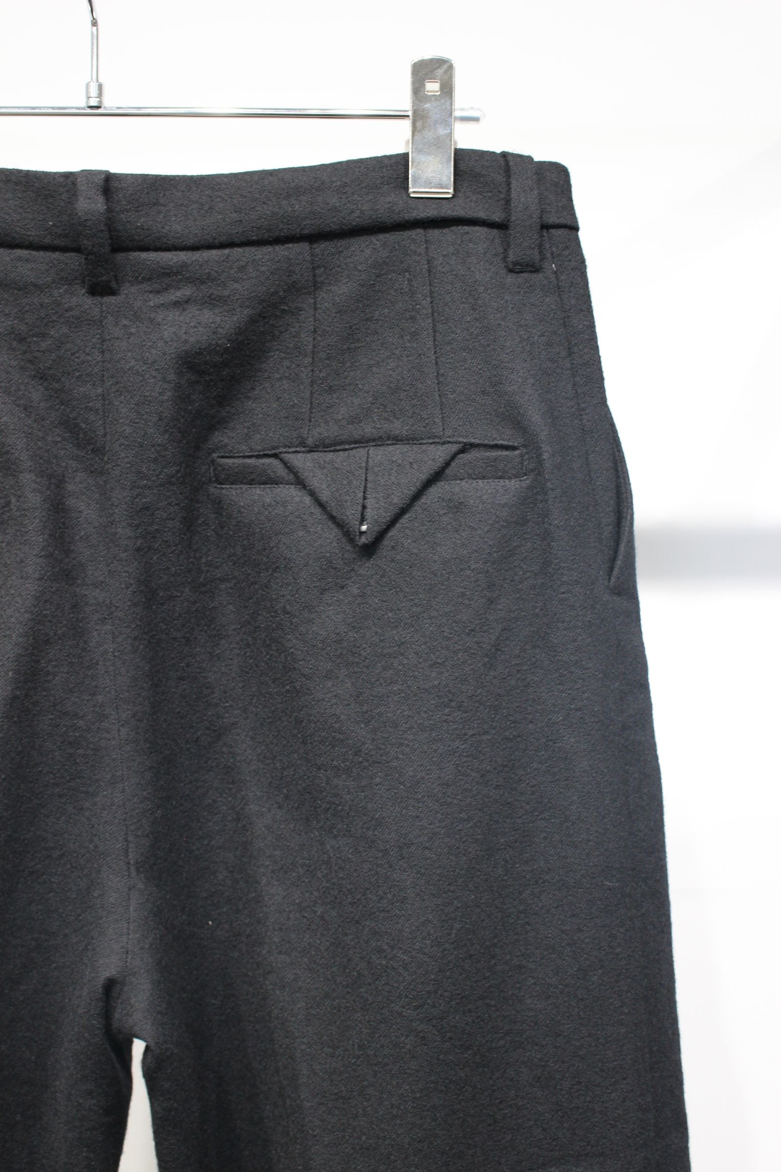 DOUBLE TAILORED JACKET | WOOL SLACKS | BLACK | セットアップ