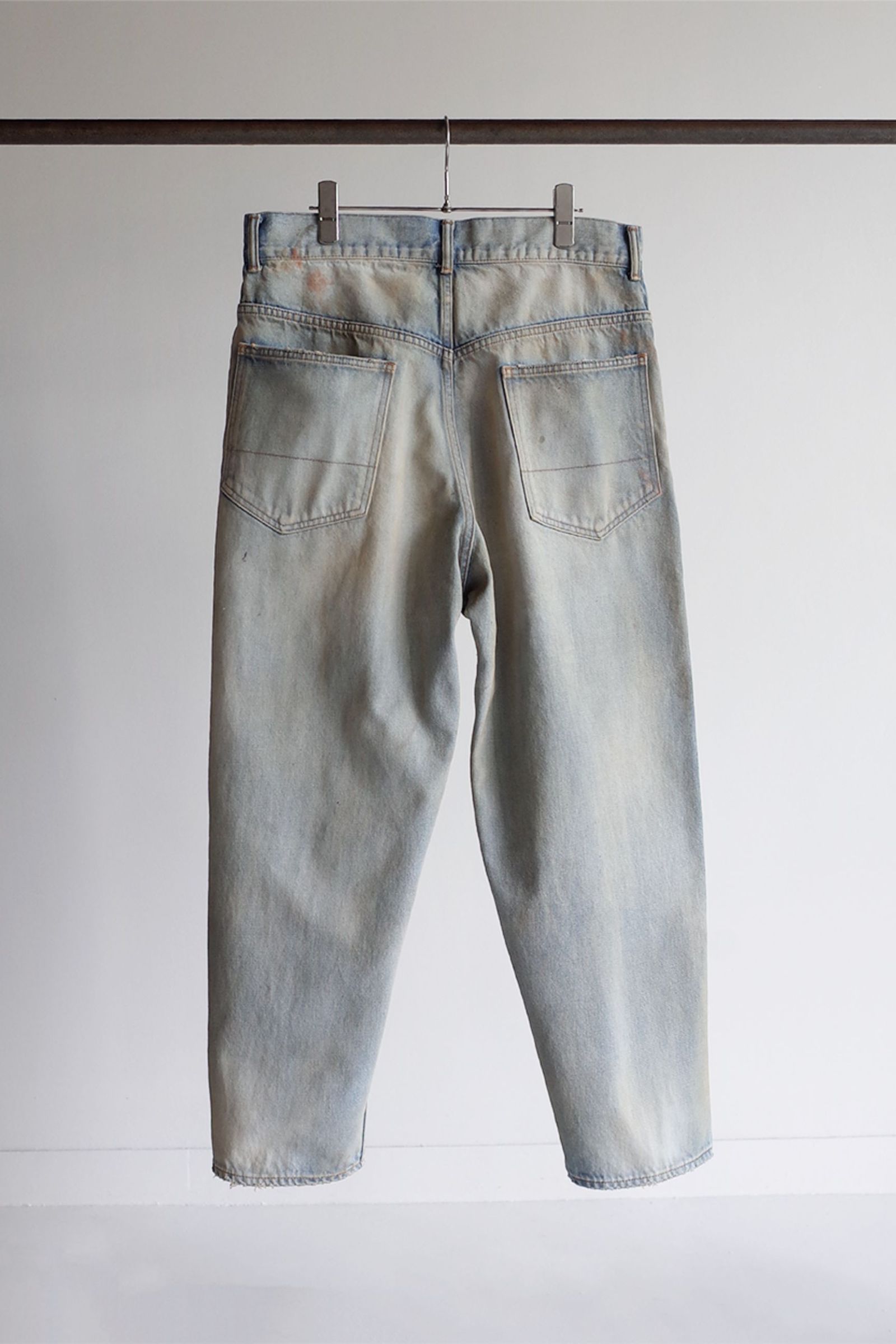 ANCELLM - AGING SELVEDGE TAPERED 5P DENIM PANTS/INDIGO | NapsNote