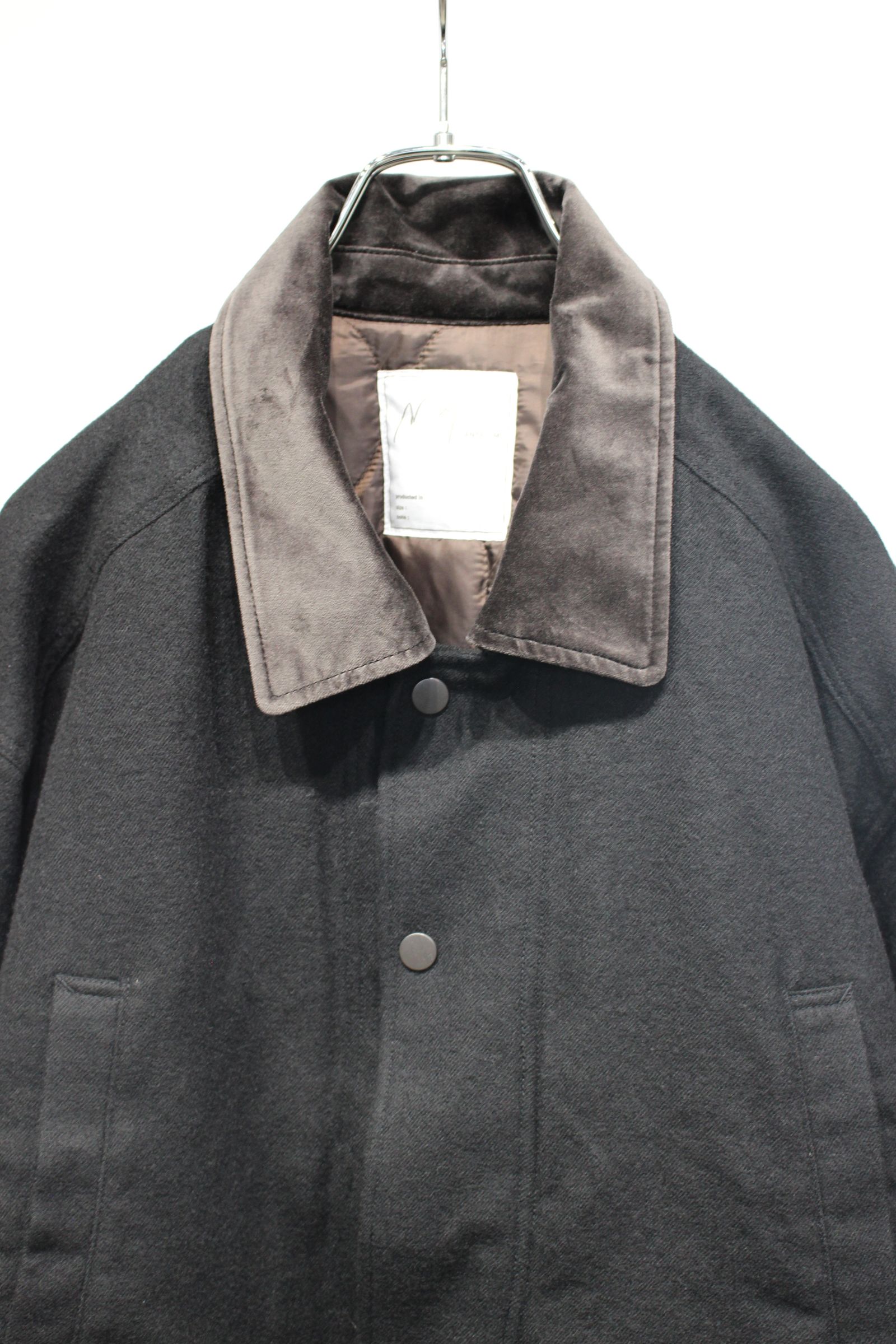 WOOL HALF JACKET | BLACK | ハーフジャケット