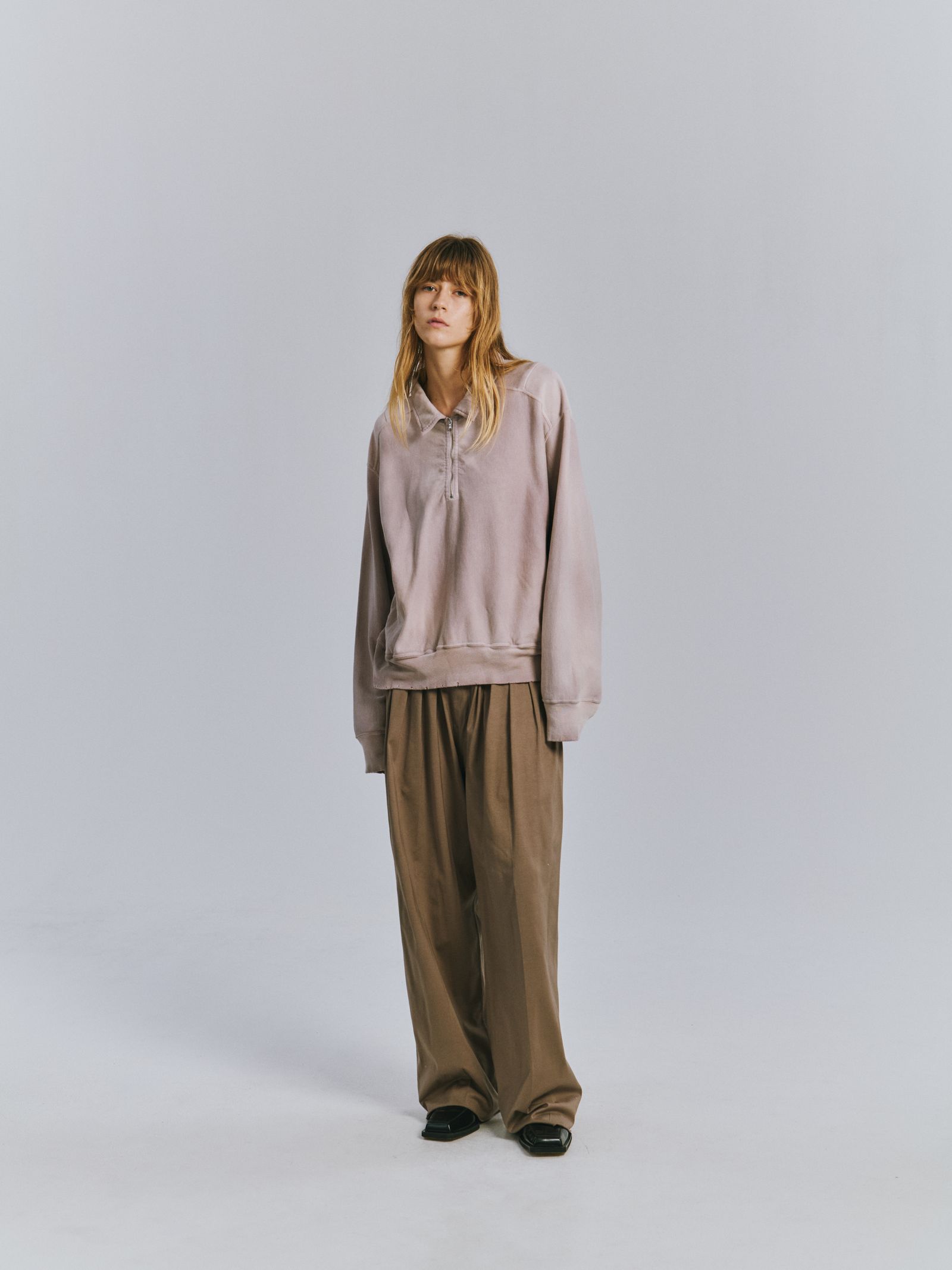 FLEECE-LINED SWEAT PULLOVER | P.DOPE | スウェット