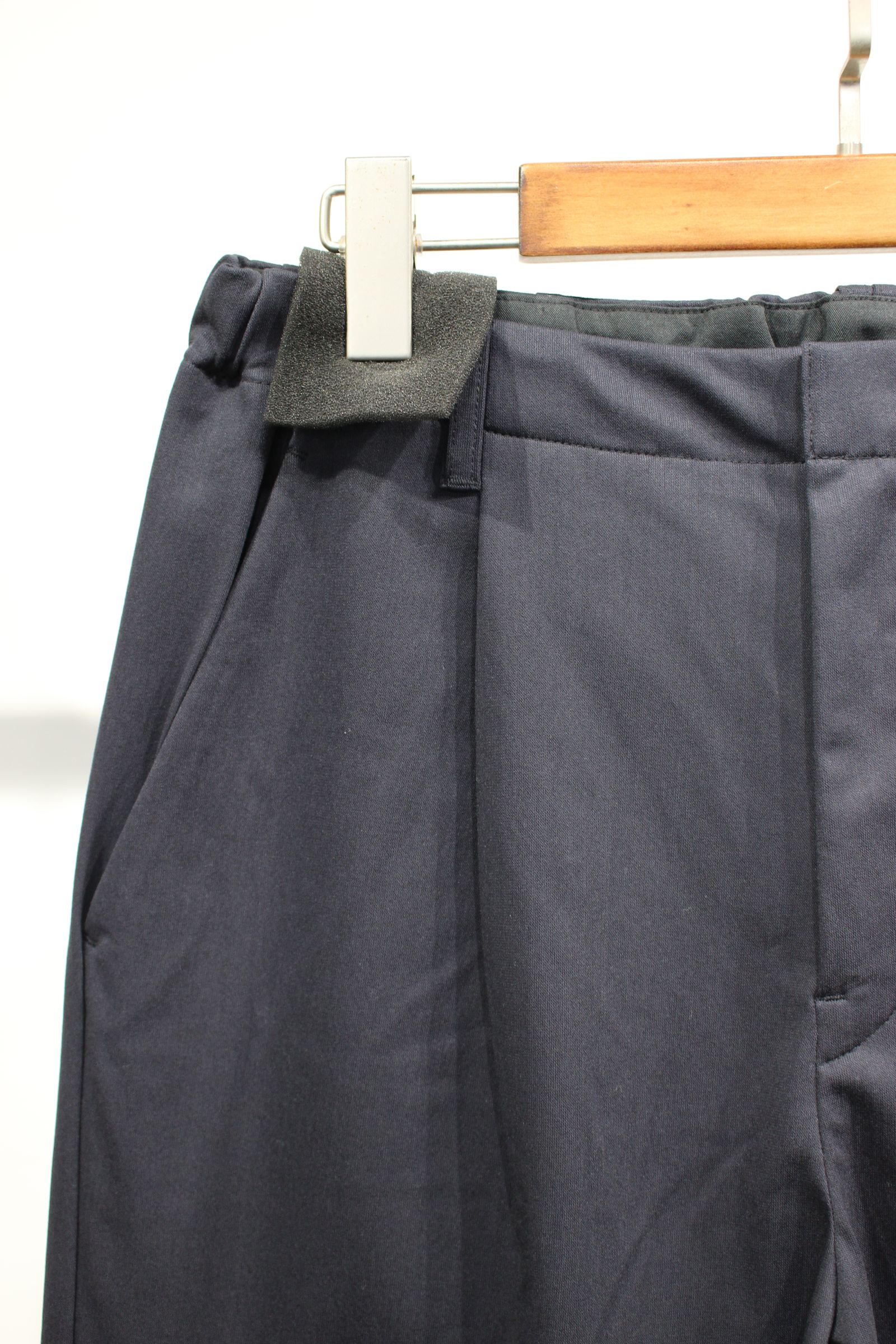 [ラスト1点] TRICOT STRAIGHT EZ PANTS | NAVY | イージーパンツ