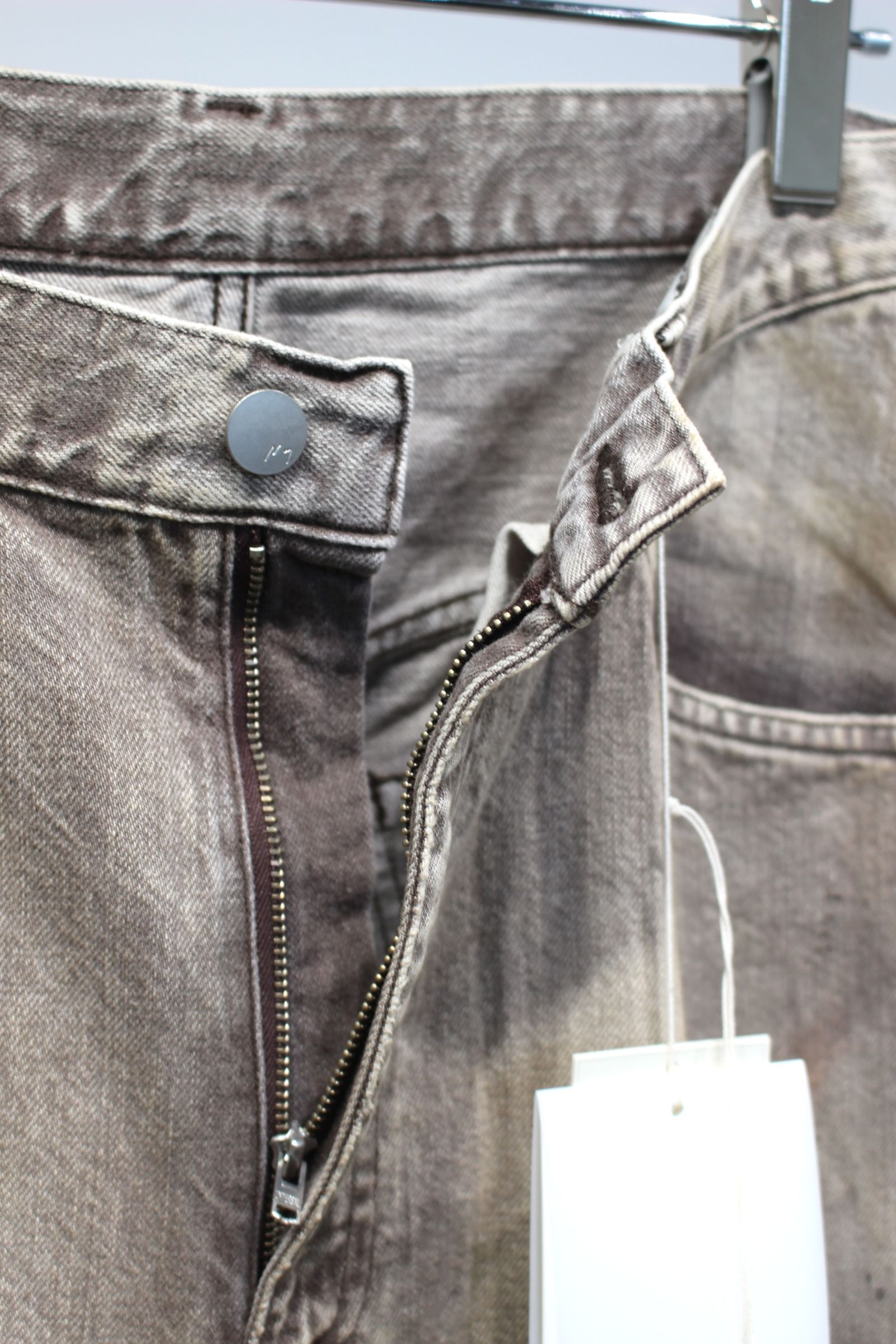 [ラスト1点] #02 TAPERED 5P DENIM PANTS | BROWN | デニムパンツ