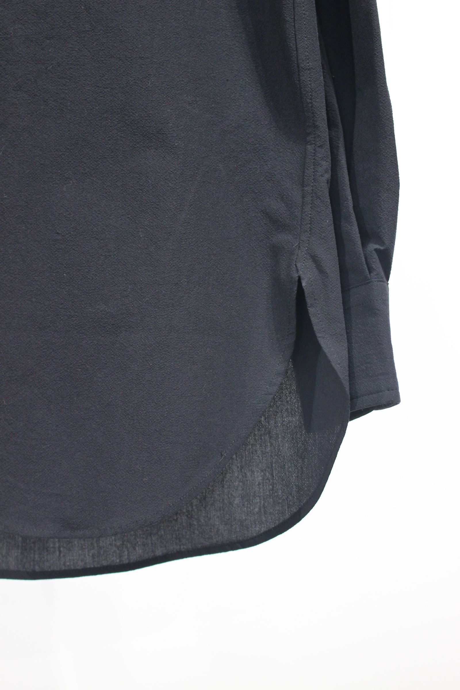 SEERSUCKER BAND COLLAR SHIRT/シャツ