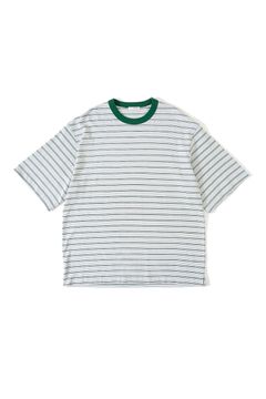 PMULTI BORDER S/S T-SHIRT/GREEN