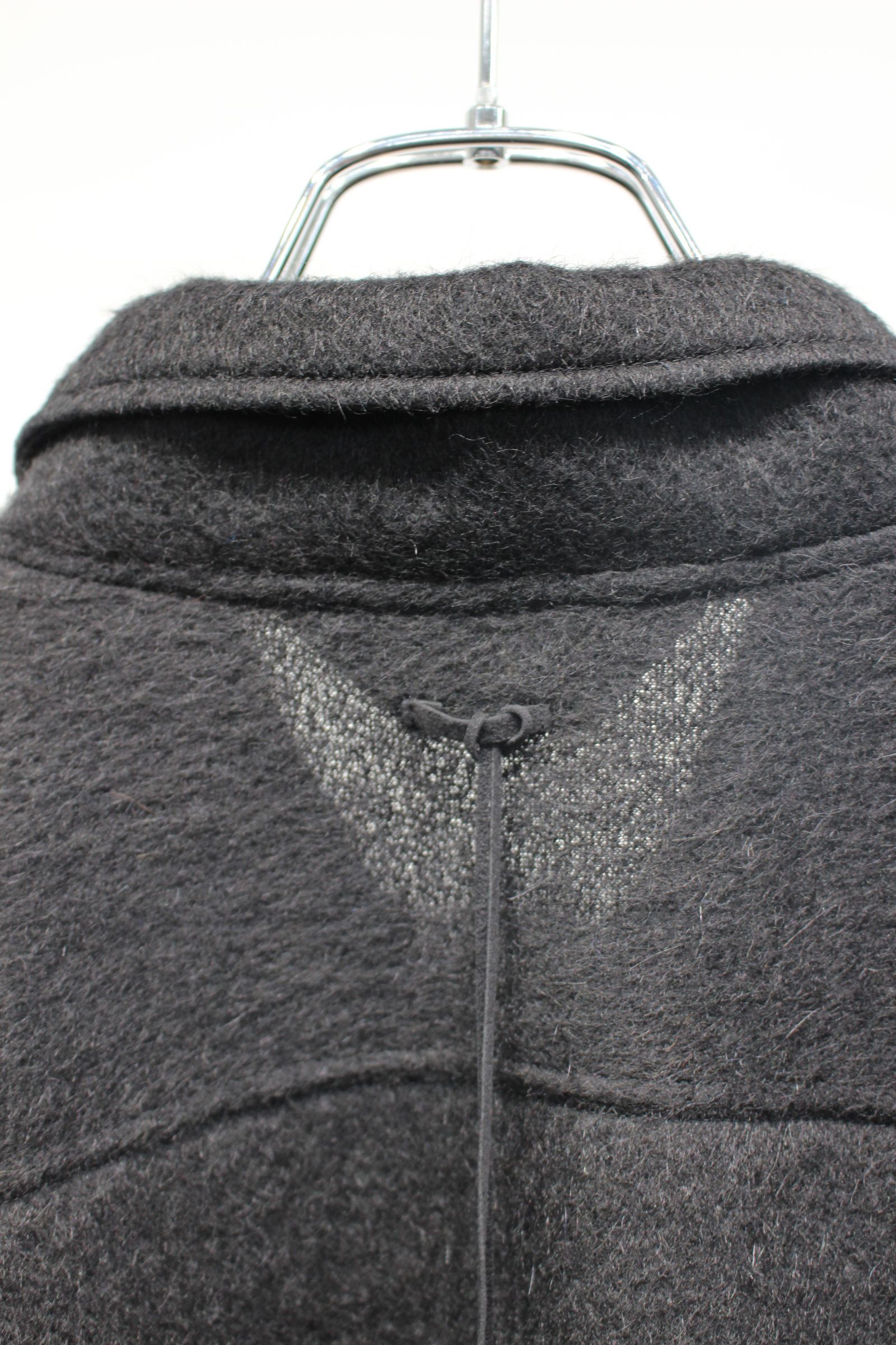 [ラスト1点] SHAGGY ZIP UP SHIRT | BLACK | ジップアップシャツ