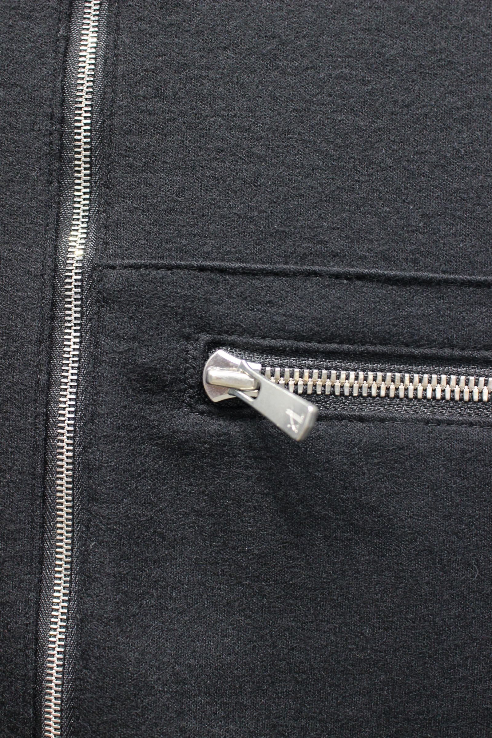 WIDE HALF ZIP | BLACK | ハーフジッププルオーバー