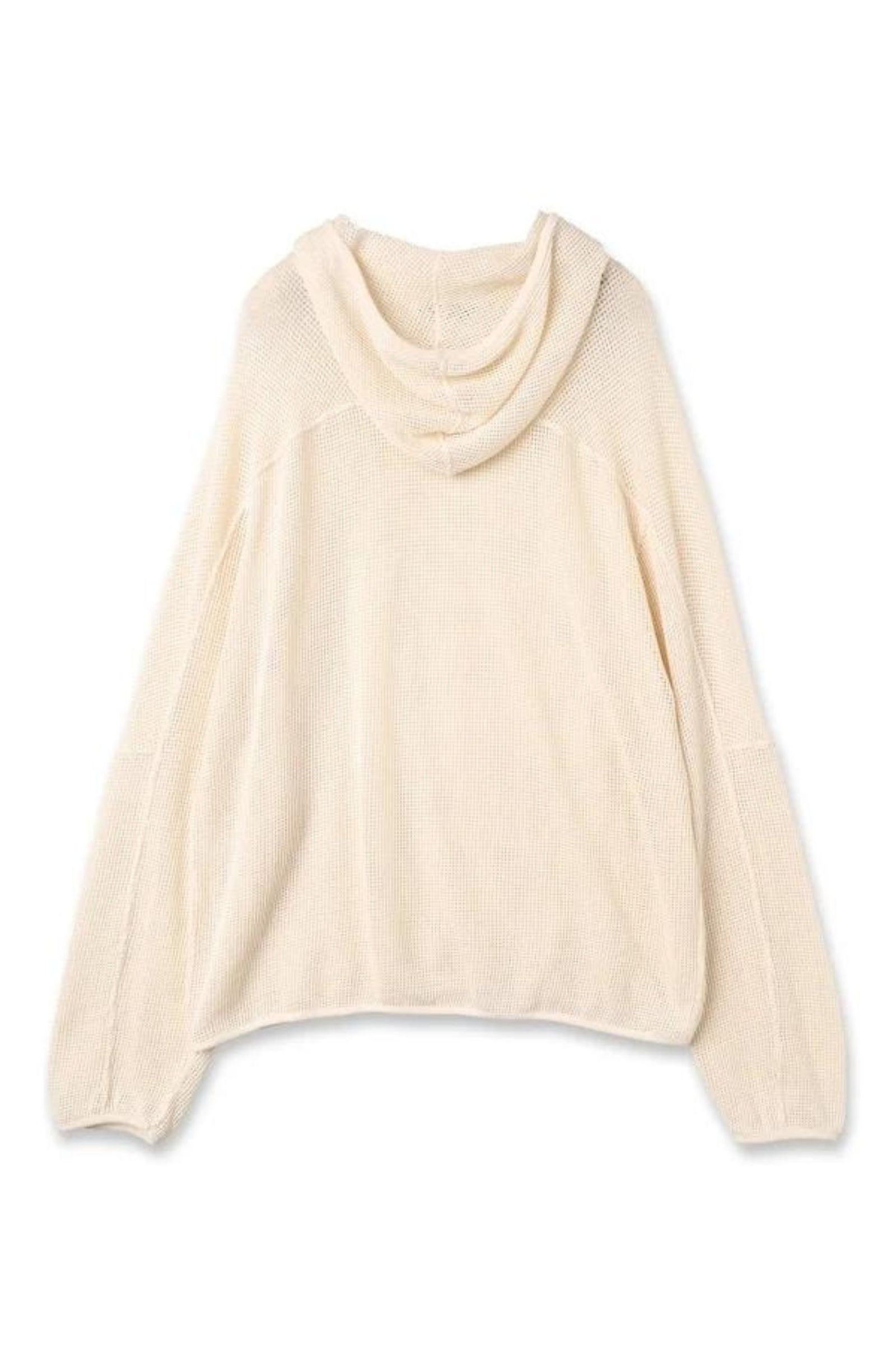 MESH HOODIE | IVORY | メッシュフーディ