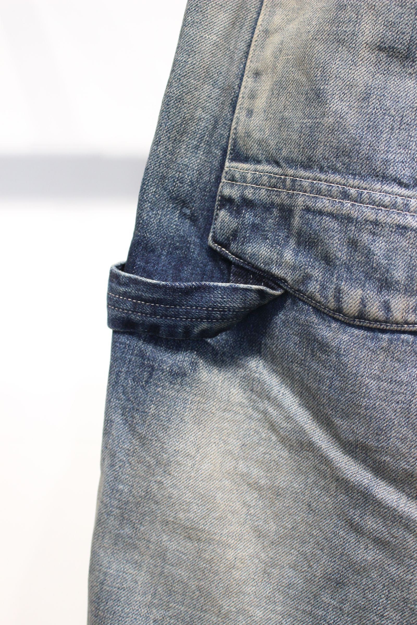 DENIM PAINTER SHORTS | INDIGO | デニムショーツ