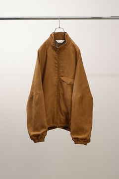VEAGAN SUEDE KIMONO BLOUSON | BROWN | ライトアウター