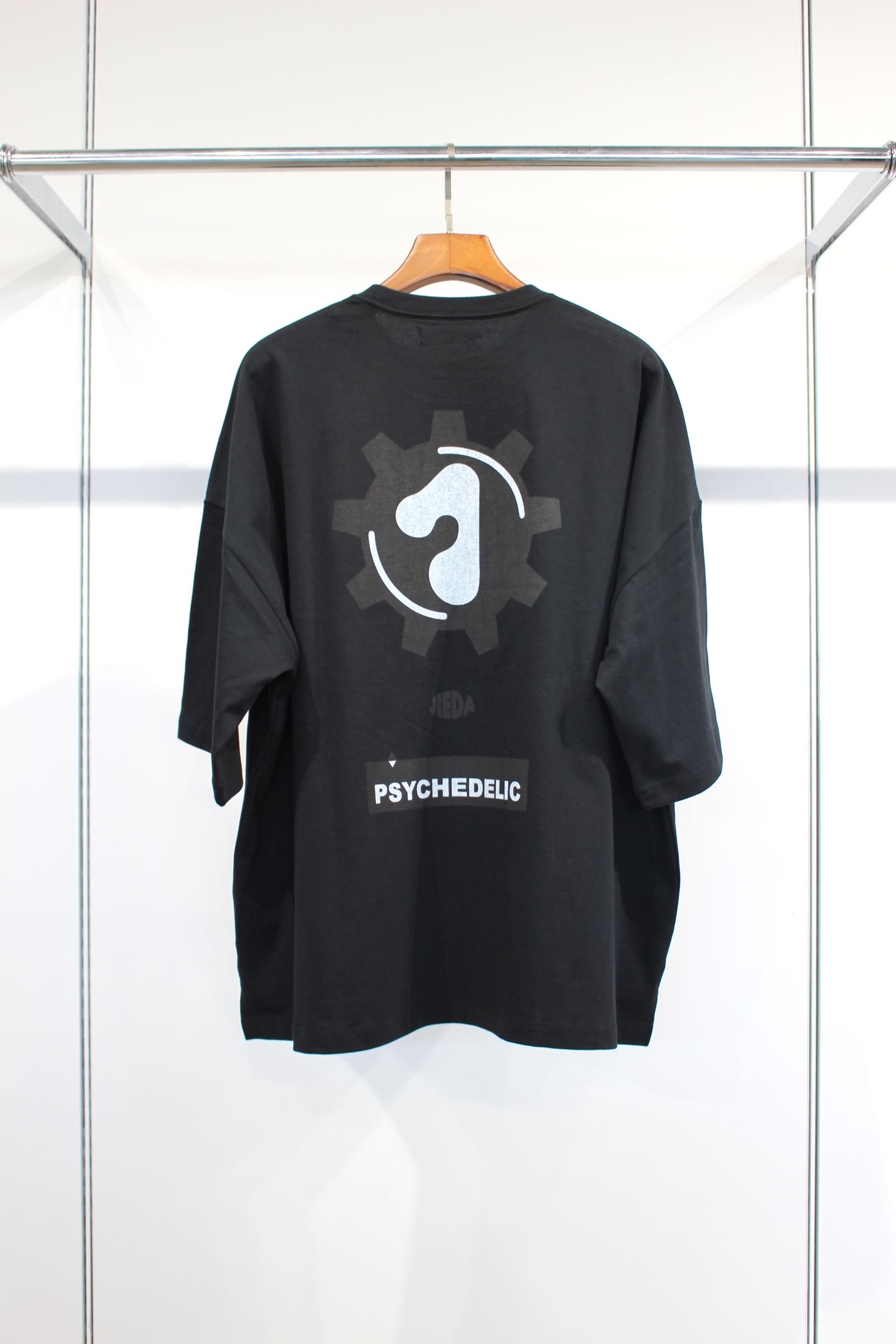 ALIEN OVER SIZE TEE/カットソー/ブラック