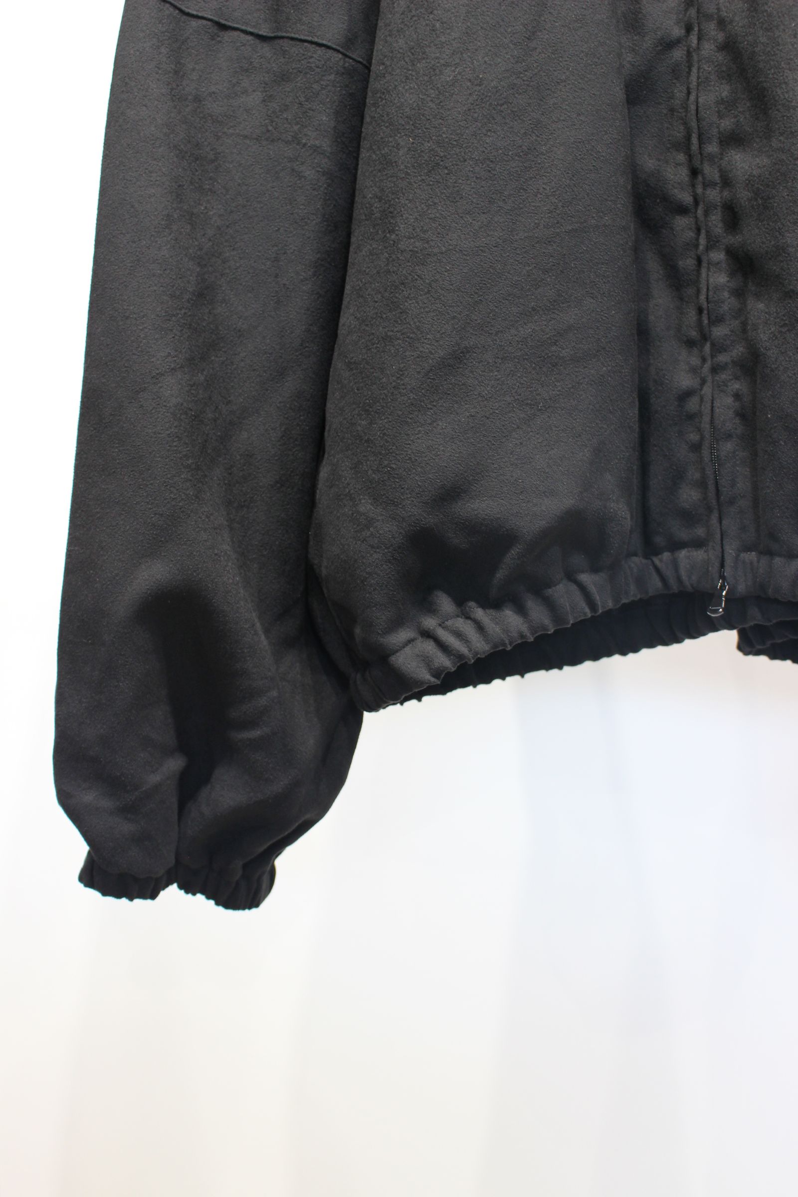 VEAGAN SUEDE KIMONO BLOUSON | BLACK | ライトアウター