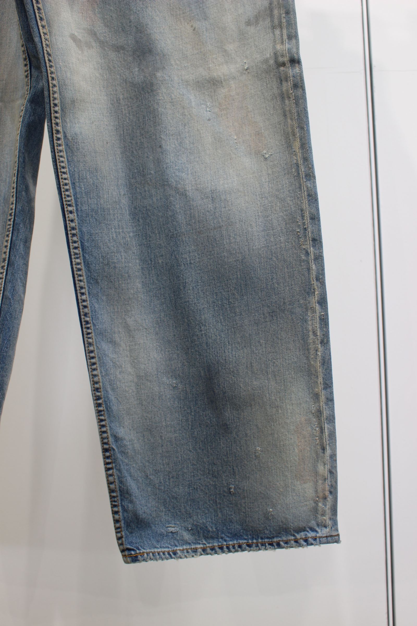 ANCELLM - AGING STRAIGHT 5P DENIM PANTS | BLACK | デニム ANCELLM - AGING STRAIGHT 5P DENIM PANTS | BLACK | デニム