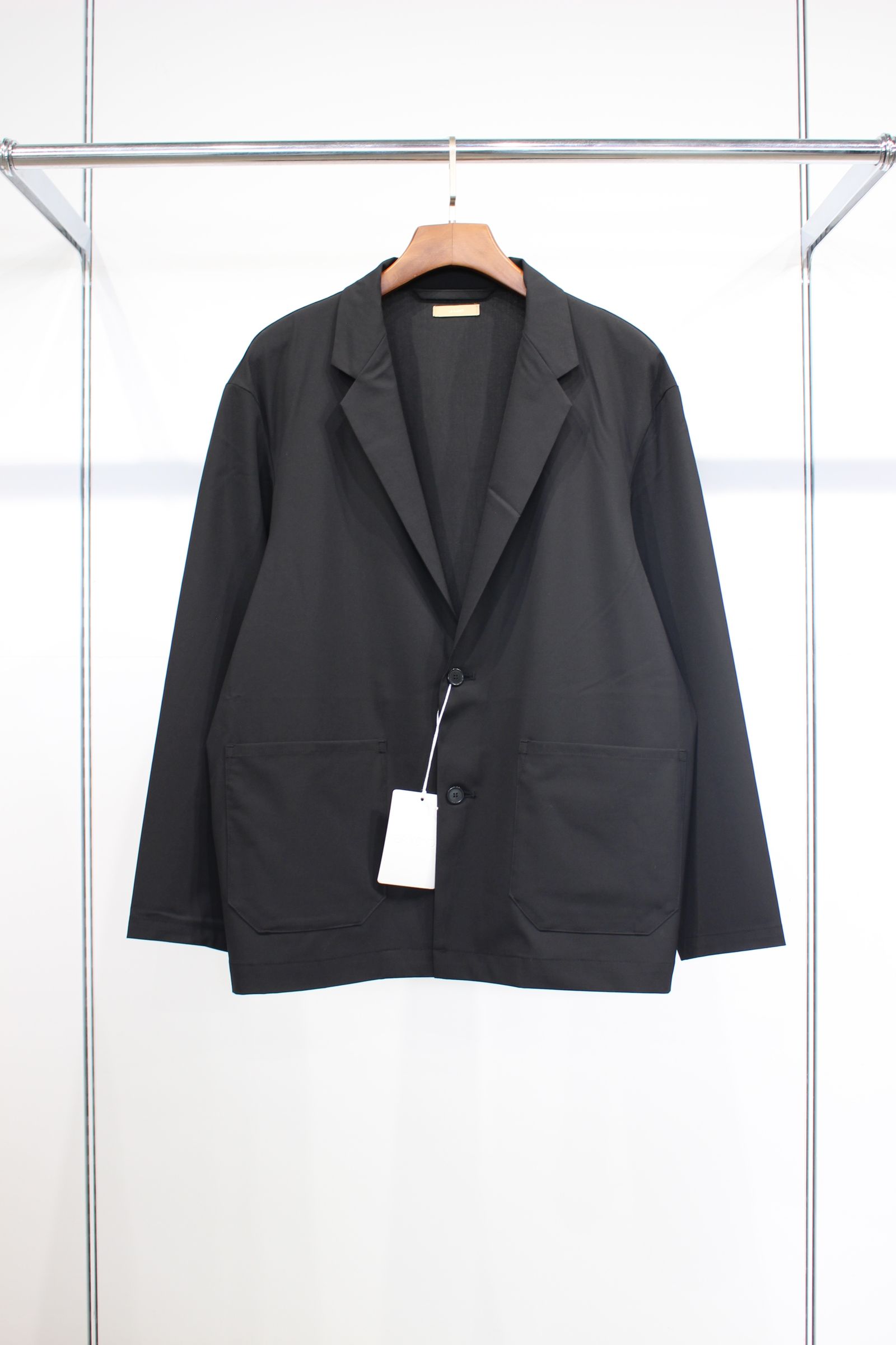 [ラスト1点] TAILORED JACKET & EASY TROUSERS (SET UP) | BLACK | テーラードセットアップ