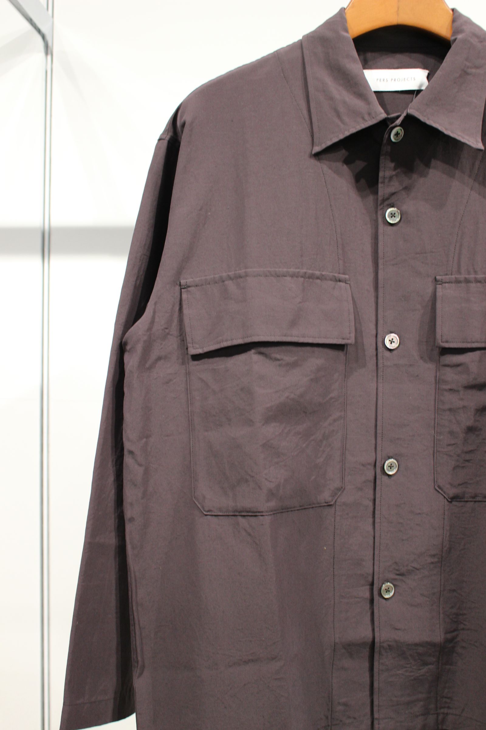 ALBERT R.C L/S SHIRTS/CHARCOAL