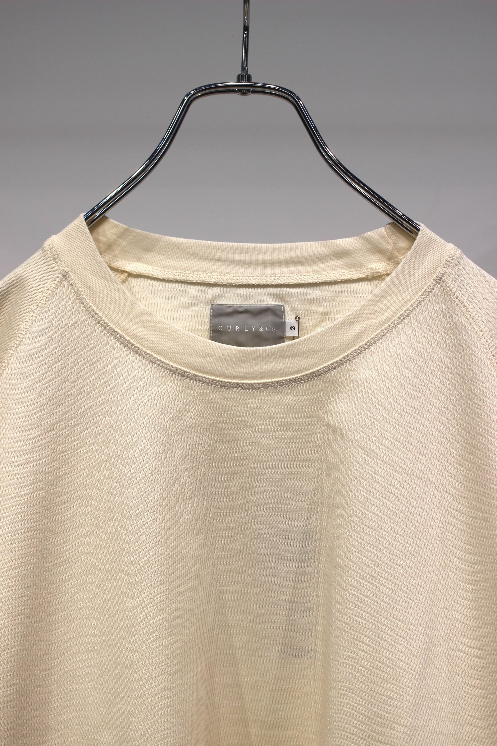 COMPACT HONEY-COMB PULL-OVER | IVORY | カットソー