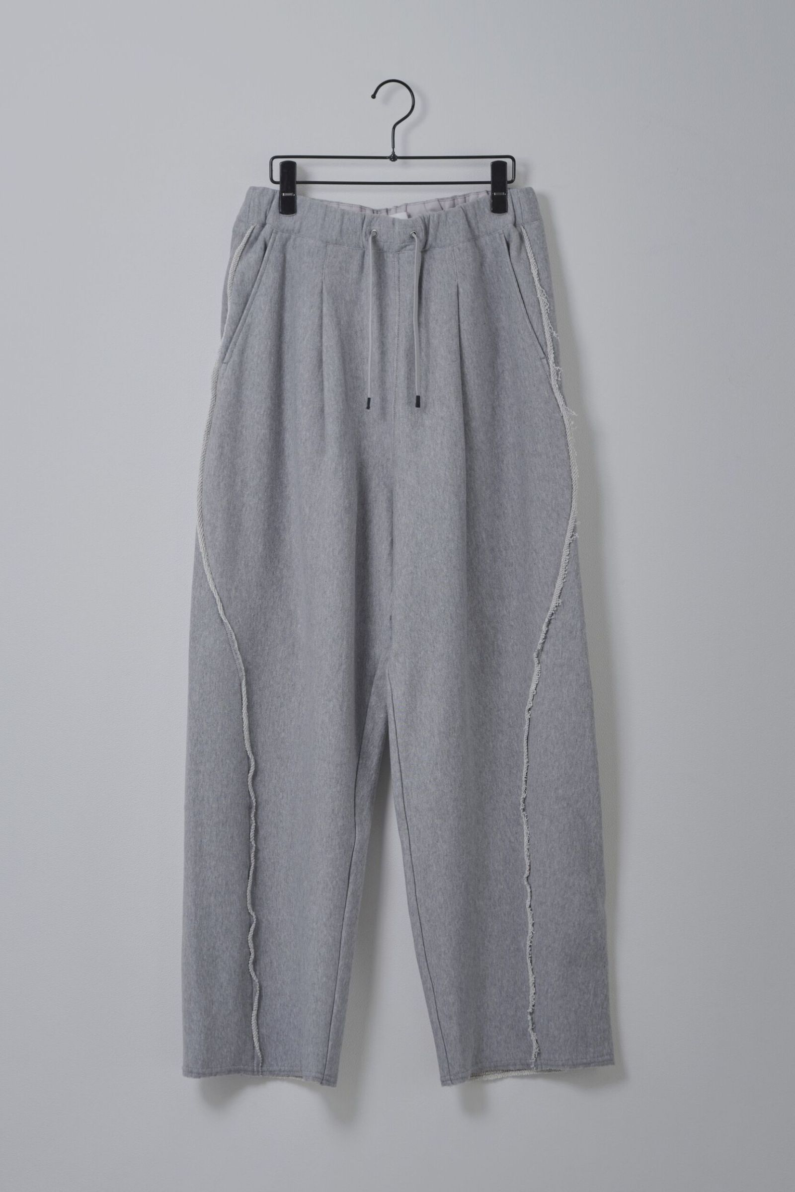 HAKEEM TWIST TROUSERS | HEATHER GRAY | スウェットパンツ