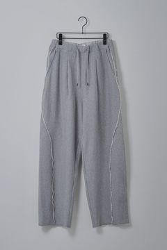 HAKEEM TWIST TROUSERS | HEATHER GRAY | スウェットパンツ