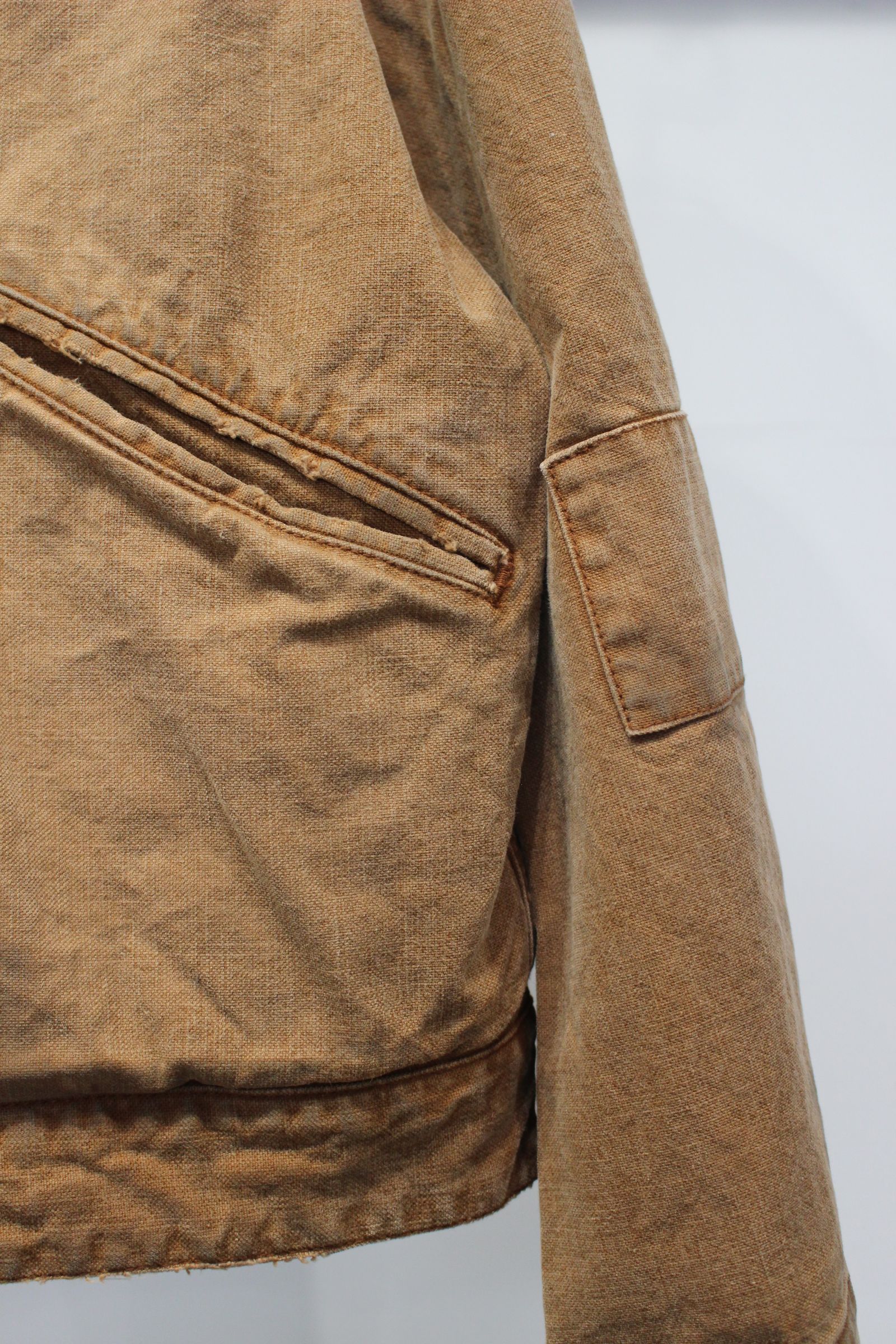DUCK DAMAGE ZIP JACKET | BROWN | ダックジャケット