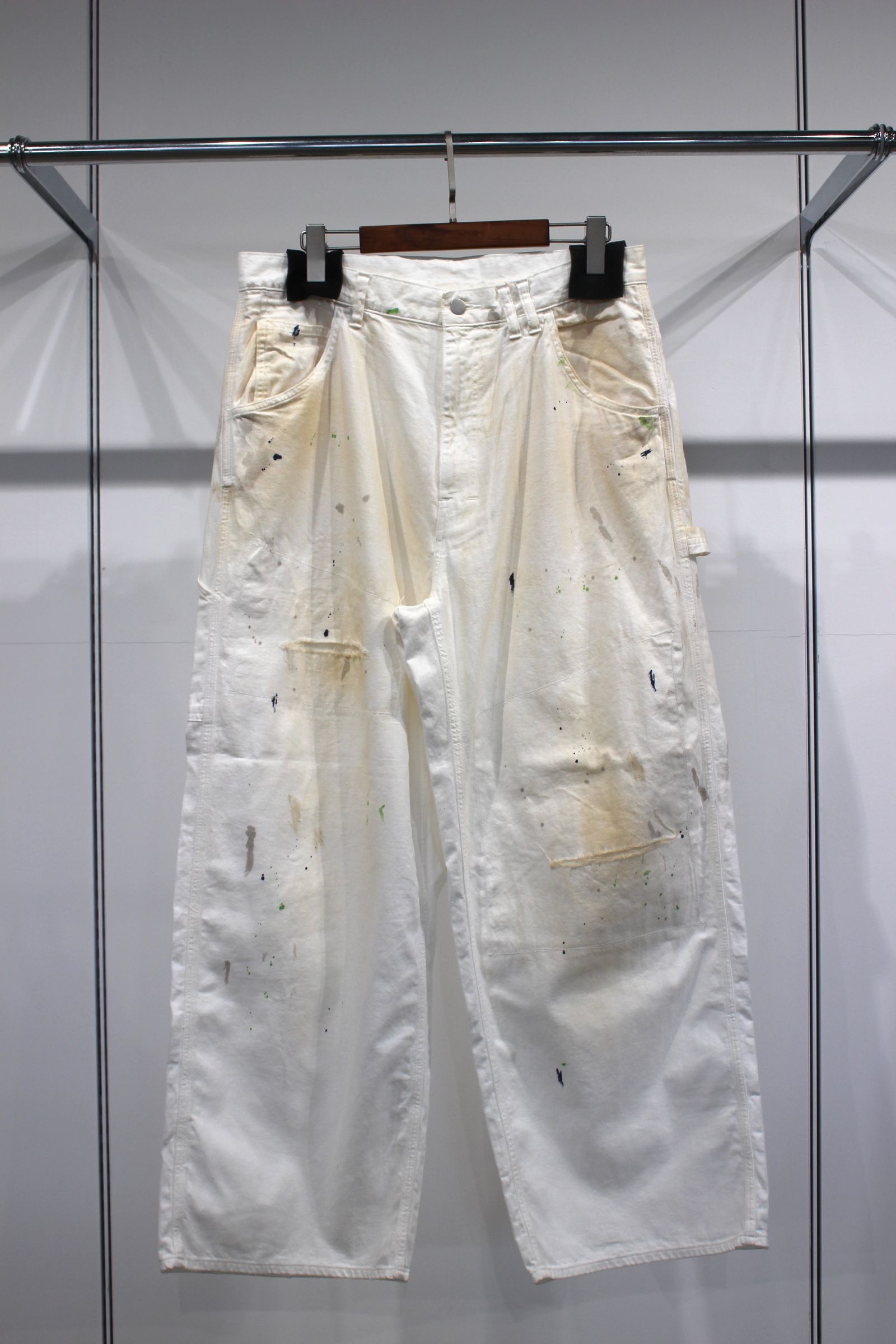 ANCELLM - AIGING PAINTER PANTS/WHITE | NapsNote