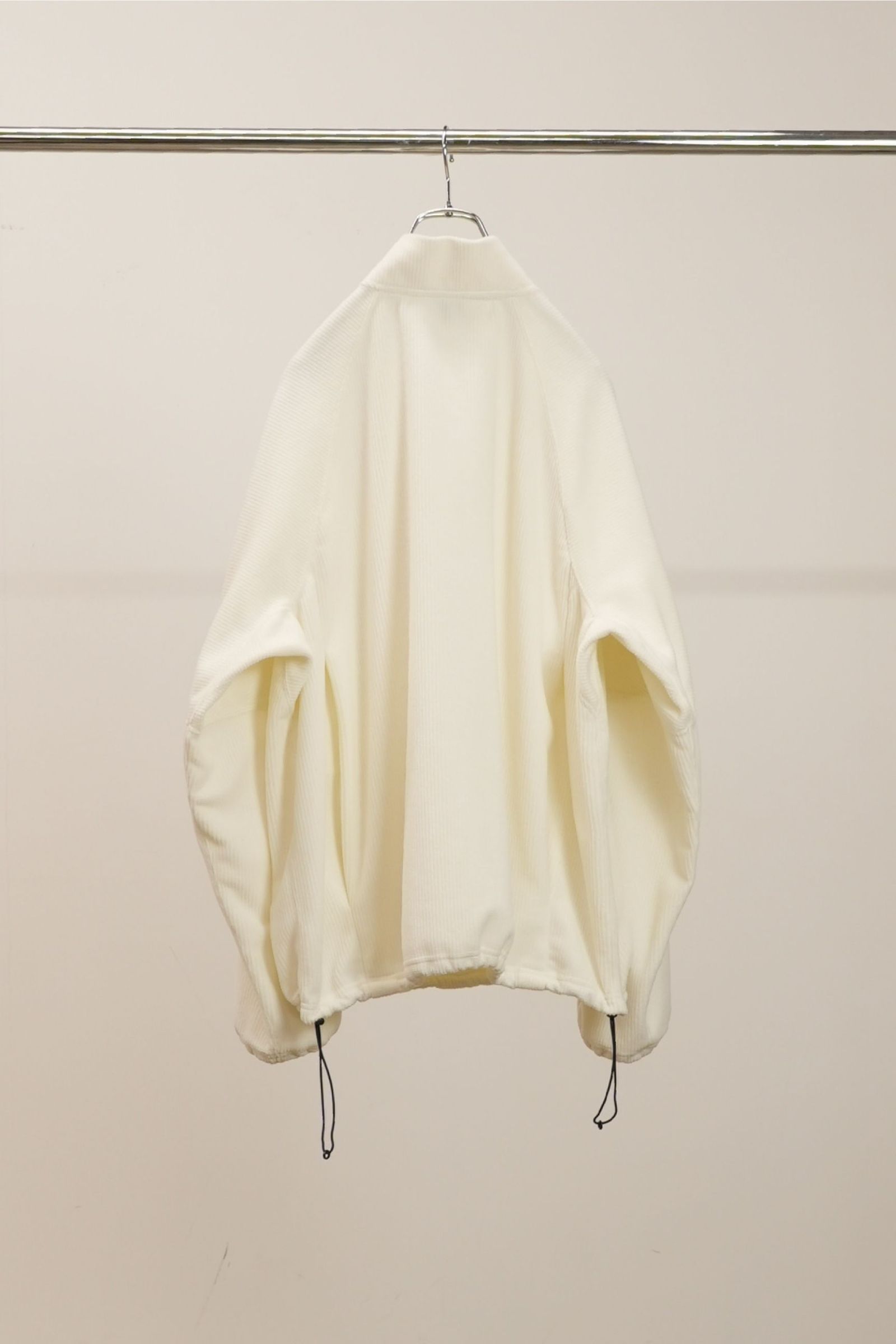 KIMONO ZIP FLEECE | WHITE | フリース
