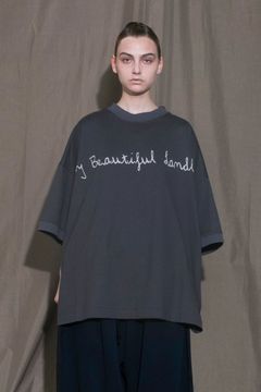 SUAI-SUAI JERSEY LOGO T-SHIRT/ビッグプリントTEE