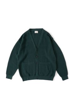 COTTON KNIT CARDIGAN/コットンニットカーディガン