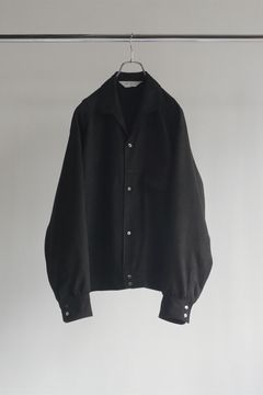 VEGAN SUEDE SHIRT JACKET | BLACK | ジャケット