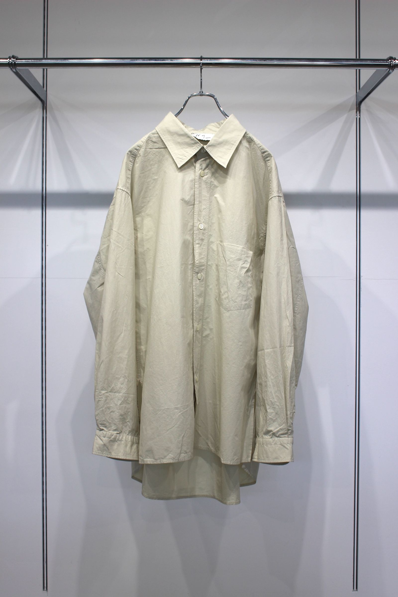 [ラスト1点] SHRINK OVER SHIRT | D.CREAM | シャツ