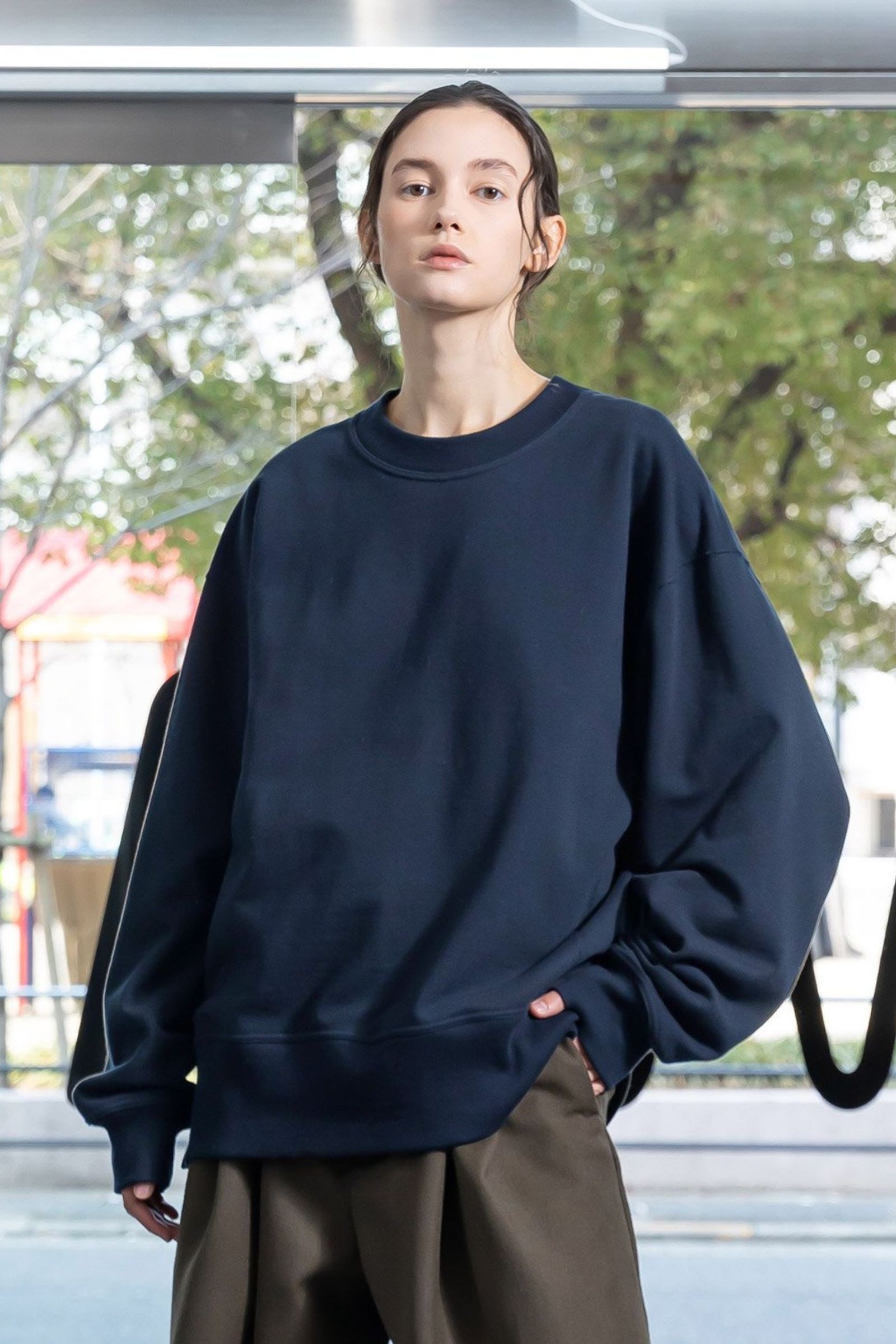 VOAAOV - Air Pile URAKE Crew Neck Sweatshirt/スウェット