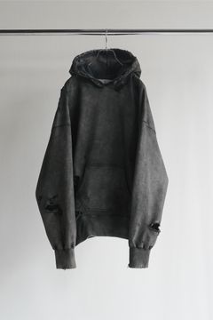 AGING CRASH HOODIE | BLACK | パーカー