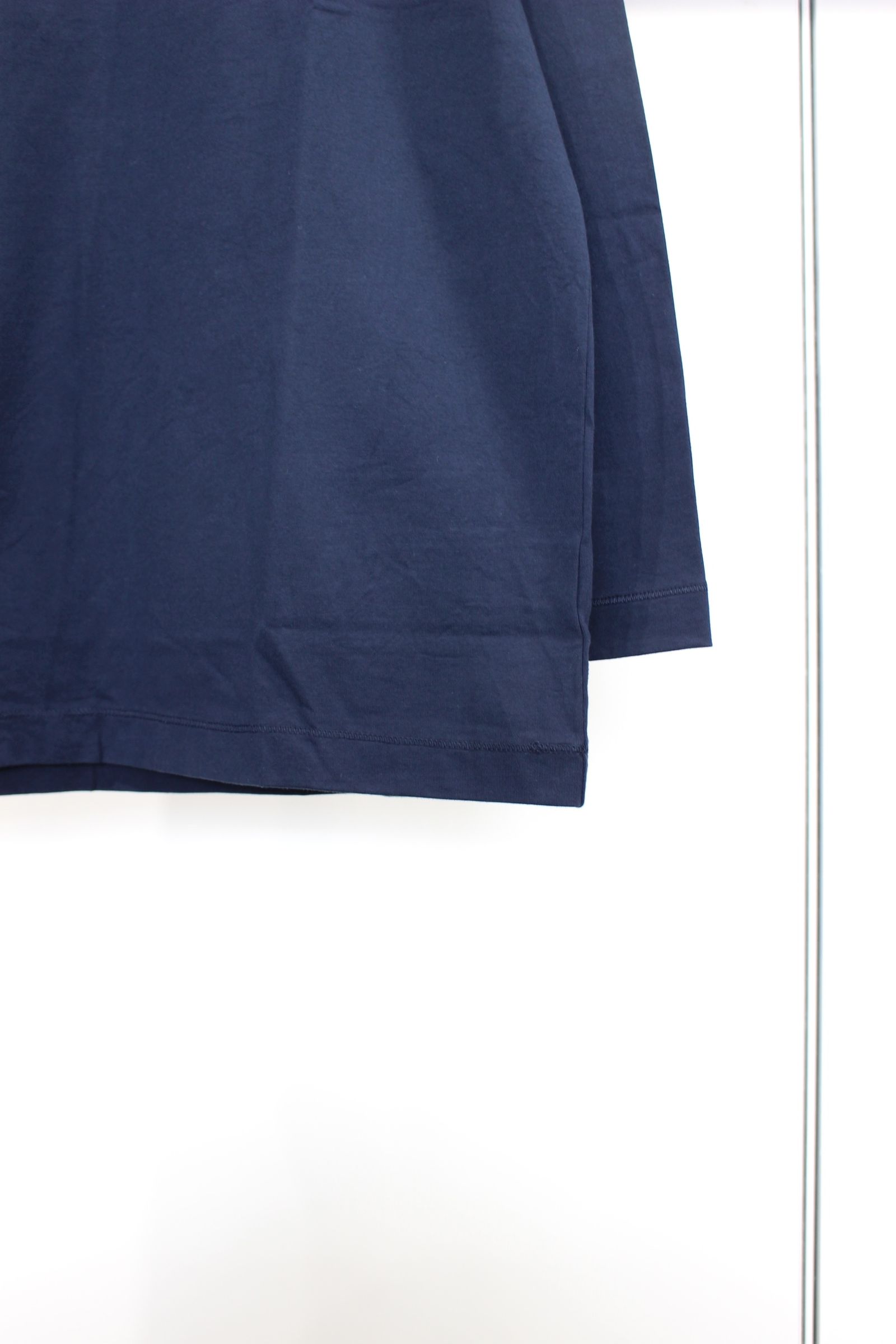 EMBROIDERY L/S TEE/NAVY