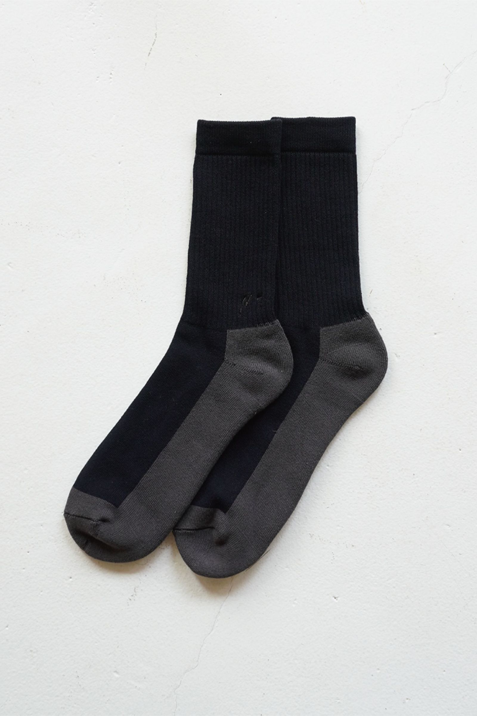 2TONE LOGO SOCKS | BLACK | ソックス