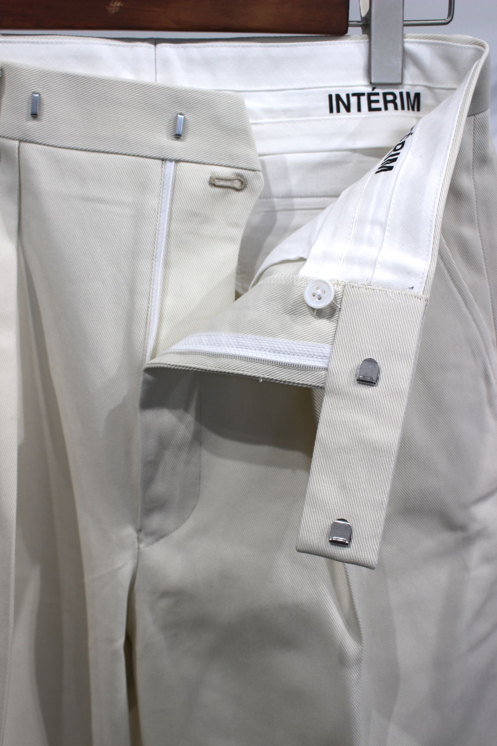 TURKISH OGARNIC DRILL 1-TUCK BAGGY SLACKE/スラックス