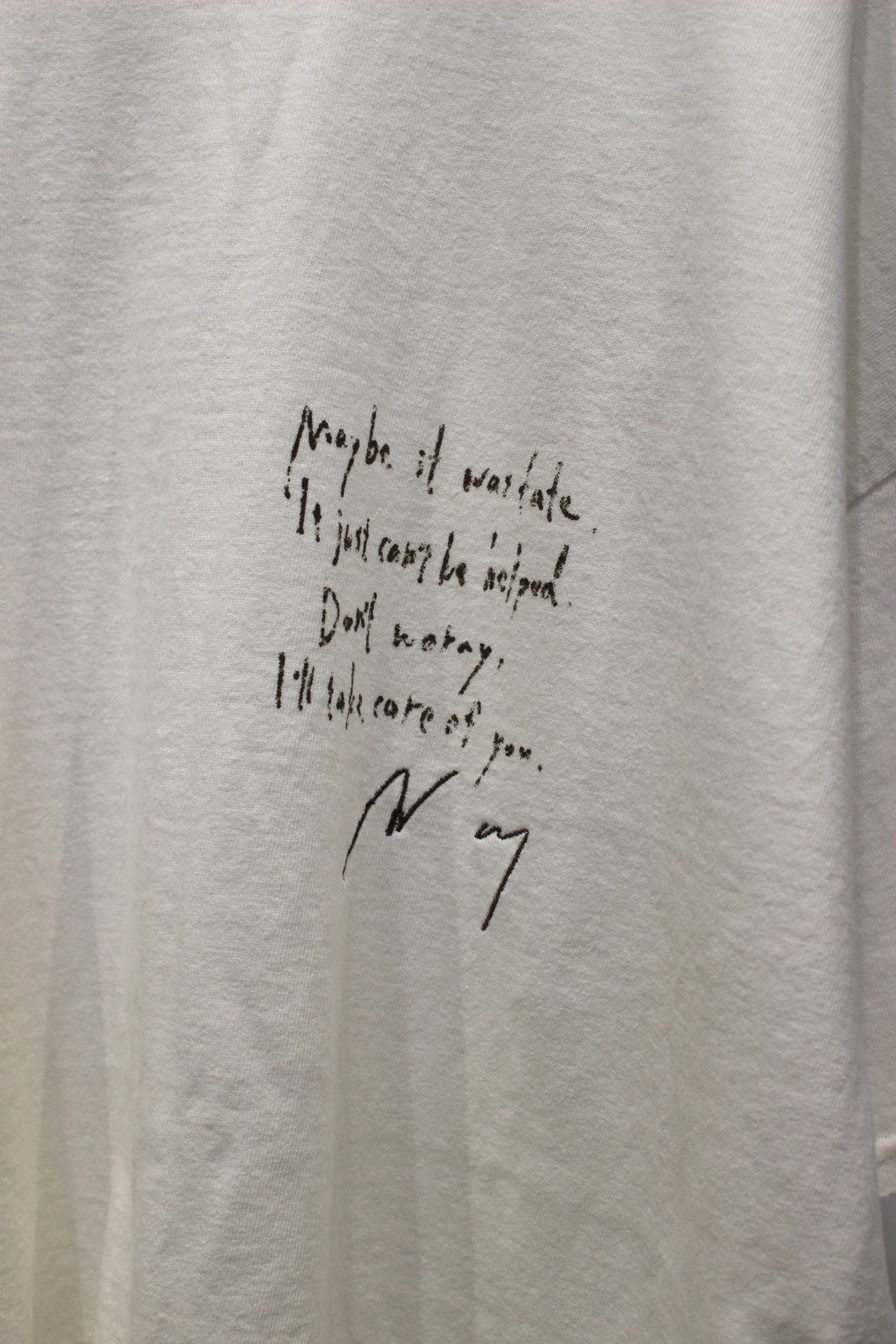 MESSAGE T-SHIRT | WHITE | カットソー