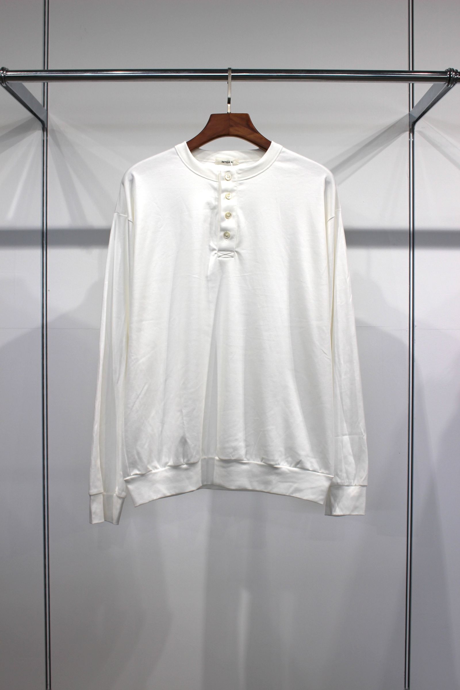 1ST PICKED SUVIN HENRY L/S TEE | WHITE | カットソー