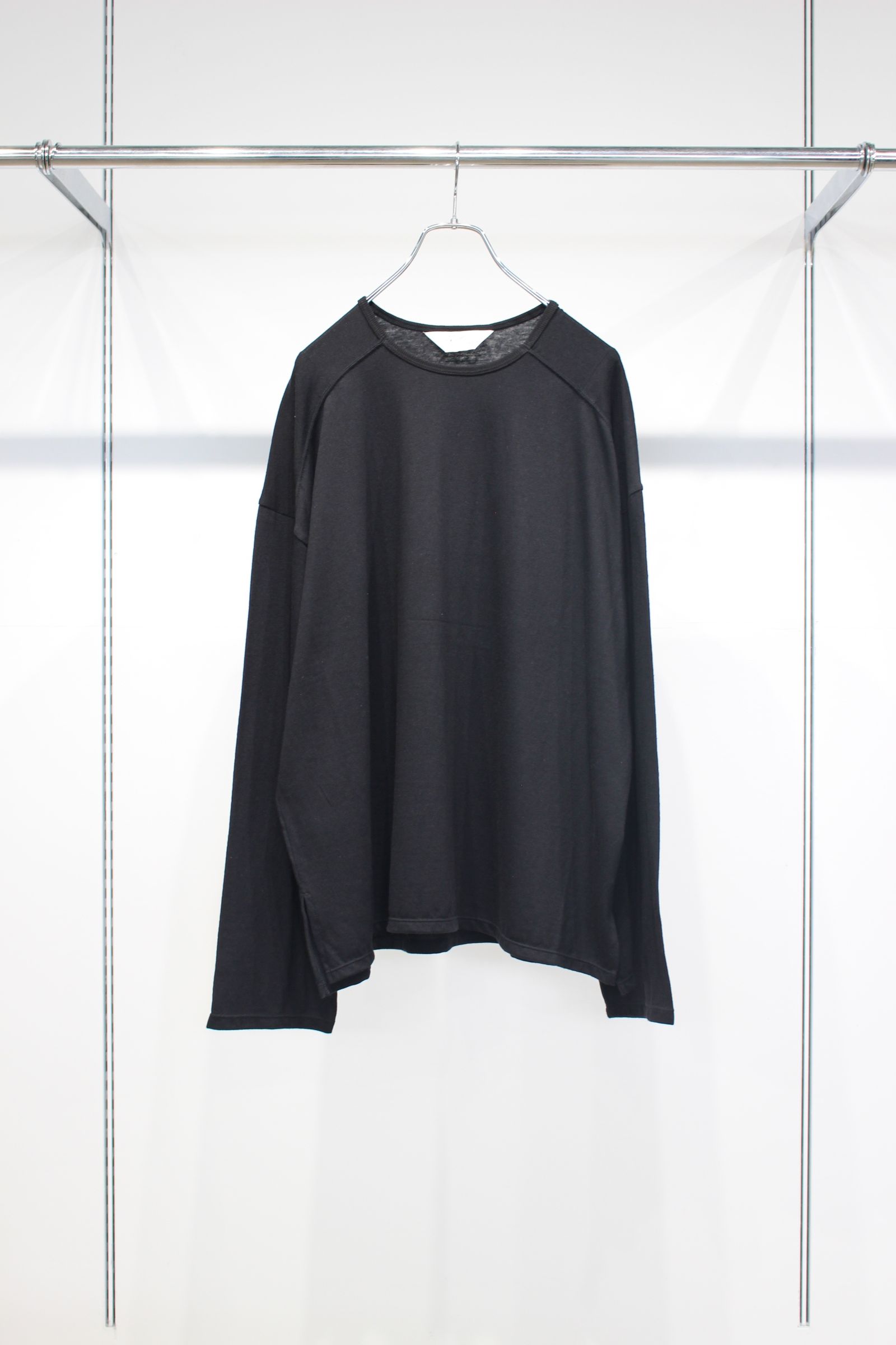 C/R LS T-SHIRT | BLACK | カットソー