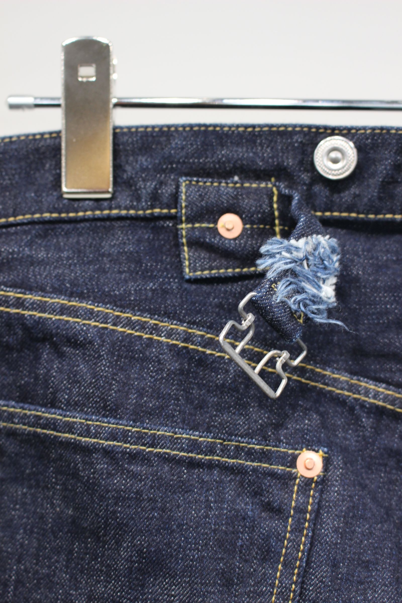 NATURAL INDIGO SHUTTLE DENIM SINGLE NEEDLE 201 No2 JEANS | NAVY | デニムパンツ